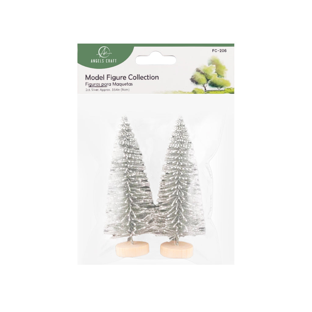 Model Figure Collection - 2.75" Miniature Pine Trees (2ct)
