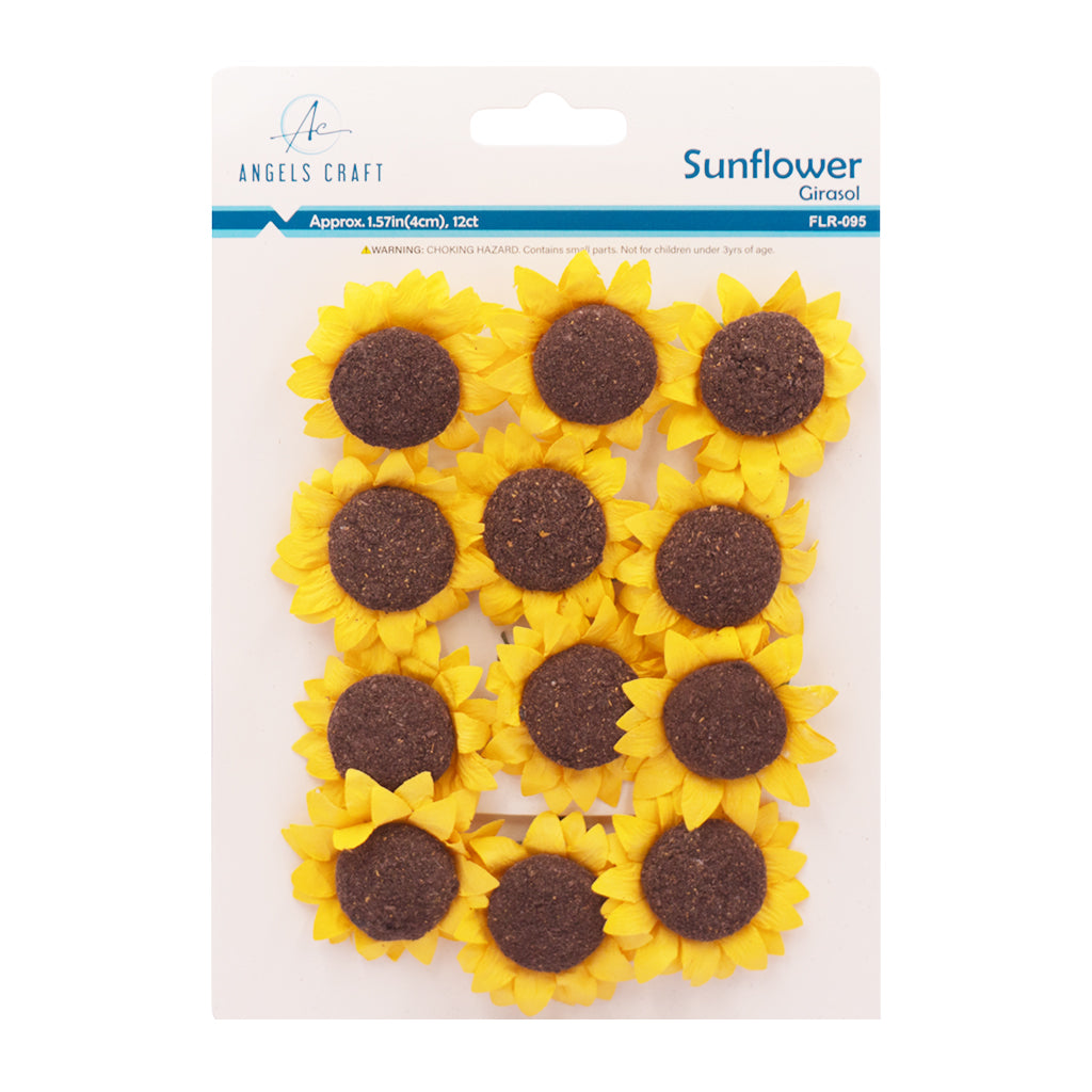 Angels Craft 12 Count Paper Sunflowers