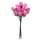 Brighten Your Space with Artificial Button Flowers (10-Count Pack)