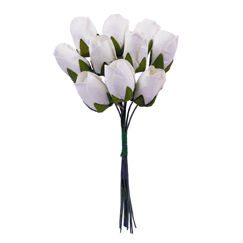 Brighten Your Space with Artificial Button Flowers (10-Count Pack)