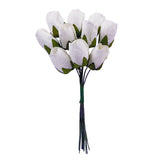 Brighten Your Space with Artificial Button Flowers (10-Count Pack)