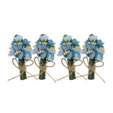 Mini Paper Flower Bouquets, 4-Pack Craft Embellishments