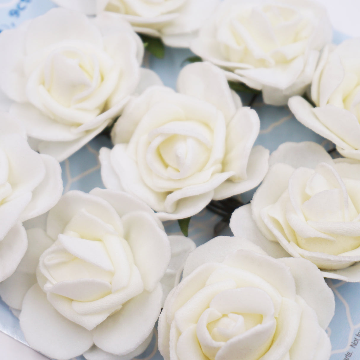 Premium Mini Foam Roses -  9-ct with 1.57"