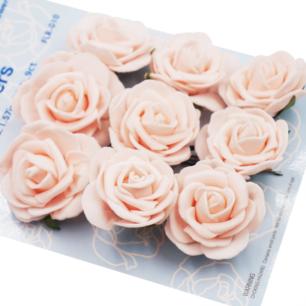 Premium Mini Foam Roses -  9-ct with 1.57"