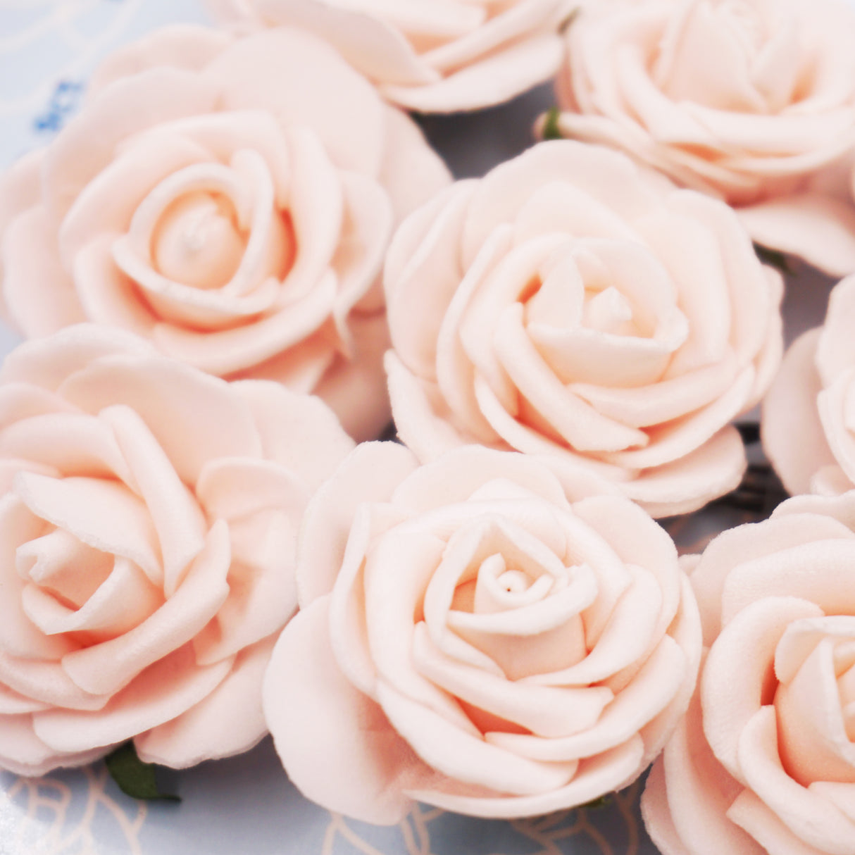 Premium Mini Foam Roses -  9-ct with 1.57"