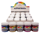 Angels Craft 12 Count Glitter Shakers - Assorted Primary Colors