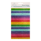 Angels Craft Stone Sticker Sheet - Rainbow
