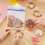 Rose Engraved Beads, Assorted Colors