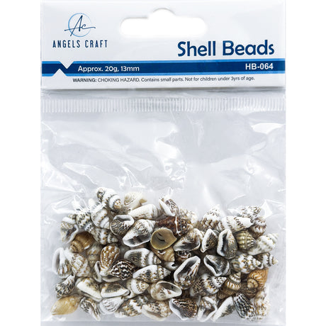 Natural Conch Shell Craft Beads (Approx. 0.04 oz)