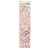Stone Sticker Sheet Stickers: Pastel Stone Shapes (440 Stones Total)