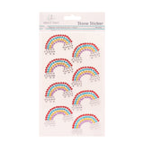 Angels Craft Stone Sticker Sheet Stickers: Rainbow Stone Shapes (8 Stones Total)