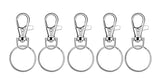 Swivel Key Rings with Snap Hooks (5-Pack)