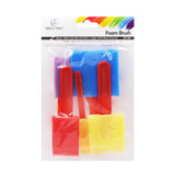 Colorful Foam Sponge Paint Brushes (5-Piece Set)