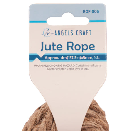 Angels Craft Jute Rope, 5mm x 157.5in (Copy)