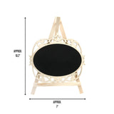 Angels Craft Chalkboard Easel in Oval Shape