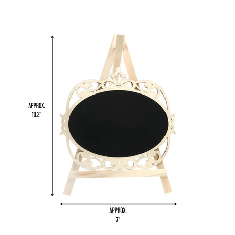 Angels Craft Chalkboard Easel in Oval Shape