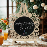 Angels Craft Chalkboard Easel in Round Shape