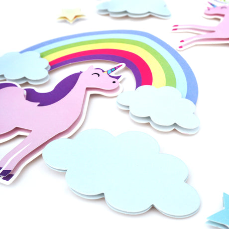 Angels Craft 3D Wall Stickers: Dreamy Unicorn
