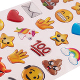 Angels Craft Epoxy Stickers: Expressive Faces (40 Stickers Total)