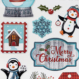 Angels Craft Stickers: Christmas North Pole Magic (19 Stickers Total)