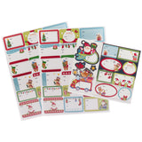 Angels Craft Christmas Gift Tag Stickers – 46 Count / 3 Sheets