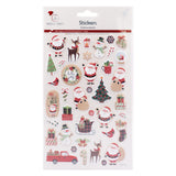 Angels Craft Stickers: Festive Cheer Christmas (39 Stickers Total)