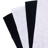 Angels Craft 4 Count Felt Sheets in White & Black