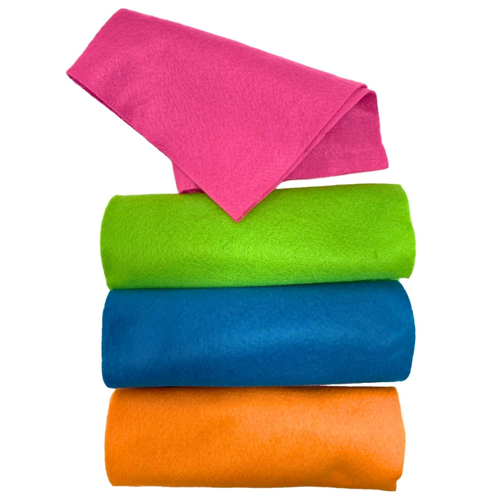 Angels Craft 4 Count Felt Sheets in Bright Colors