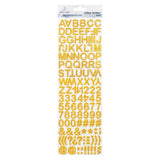 Glitter Foam Alphabet Stickers, 132-Ct Sheet, 0.63" (1.6cm) - 3 Colors