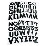 Angels Craft Alphabet Stickers (132 Stickers Total)