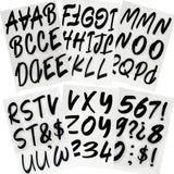 Angels Craft Letters & Numbers Stickers (72 Stickers Total)