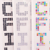 Angels Craft Stone Sticker Sheet Stickers: Alphabet 1" Letters