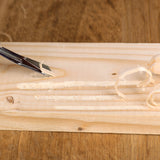 Angels Craft 5 Count 5.5" Wood Carving Set with Wood Handles