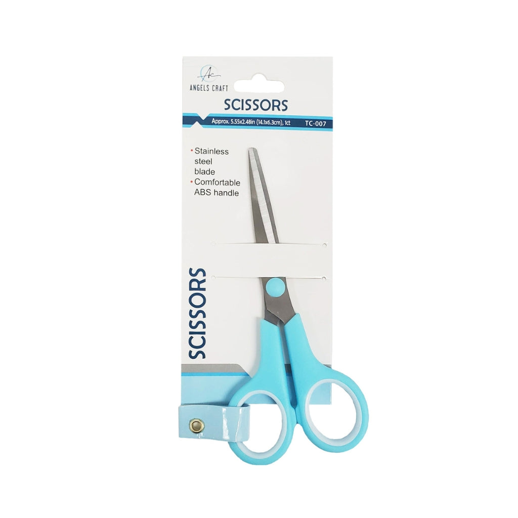 Angels Craft Stainless Steel Scissors w/ Comfortable ABS Handles