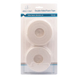 Angels Craft White Double-Sided Foam Tape, 2 Rolls