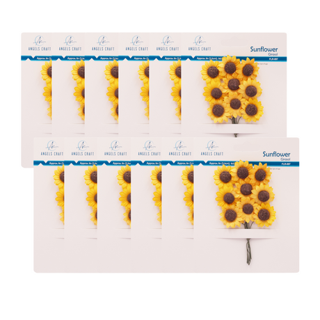 Angels Craft 9 Count Paper Sunflowers