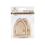 Unfinished Wooden Fairy Doors (2-Pack)