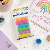 6-Pack Neon Glitter Shaker Set – 6 Vibrant Colors