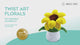 Bring a Little Sunshine Indoors with the DIY Chenille Sunflower Twist Art Kit